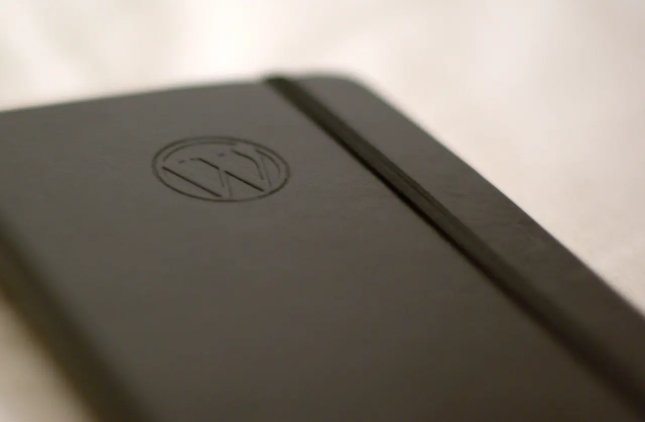 WordPress Moleskine notebook